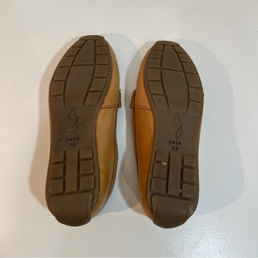 Joie Camel Leather Slip-On Shoes - Picture 5 of 9